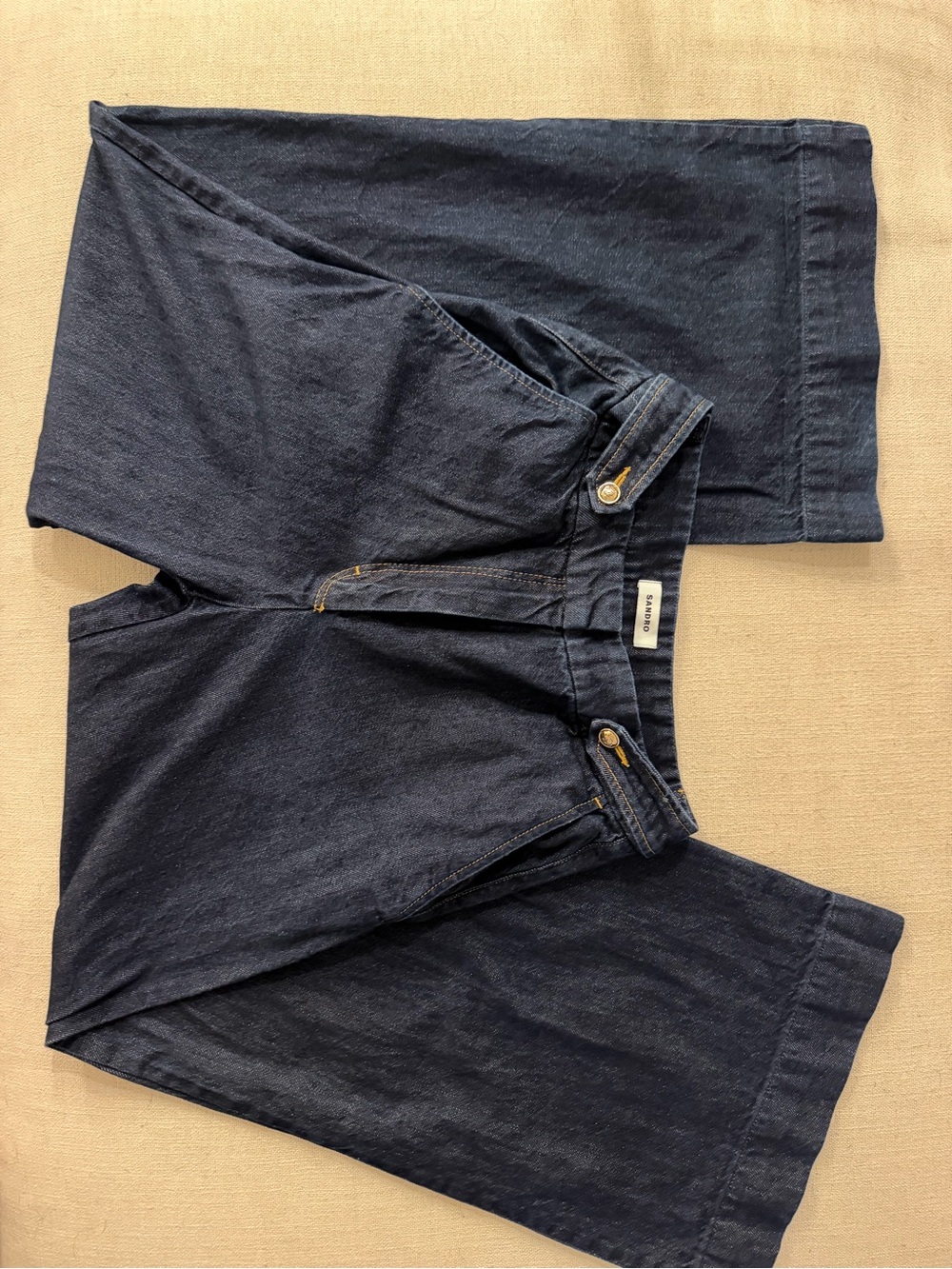 Kids Navy Denim Shorts with Classic Five-Pocket Design